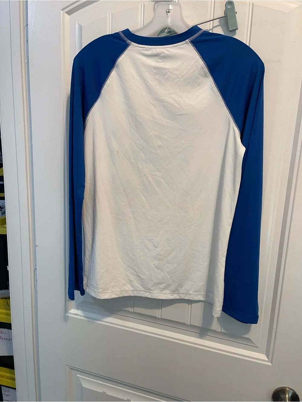 Boys' Blue & White Shark Graphic Rash Guard NWT